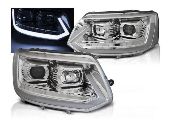 LEDTube dynamisch knipperlicht koplampen Light Chrome, Auto-onderdelen, Verlichting, Nieuw, Volkswagen, Verzenden