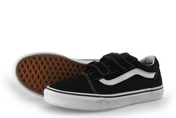 Vans Sneakers Jongens in maat 38½ Zwart, Jongen of Meisje, Schoenen, Zo goed als nieuw, Vans
