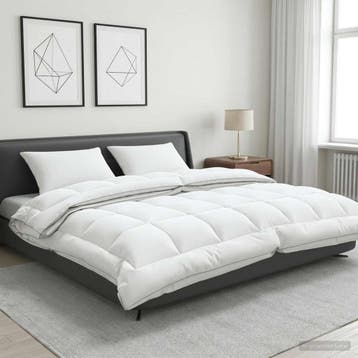 vidaXL Dekbed en Kussen Set 3 st 200x220 cm 4 seizoenen, Huis en Inrichting, Verzenden, Nieuw, Wit