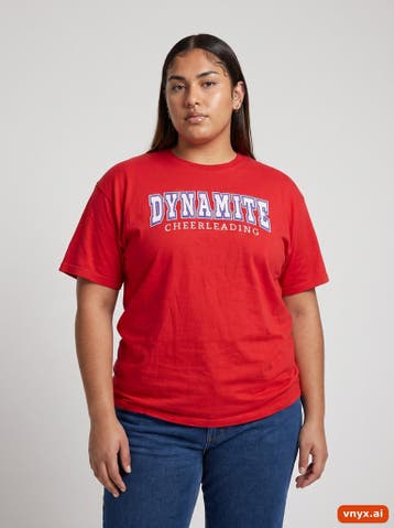 Fruit of the Loom T-shirts Dames maat L Rood Vintage, Ophalen of Verzenden, Nieuw