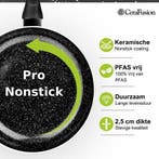 2dekans | CeraFusion Keramische Pannenset 10-delig -, Diversen, Levensmiddelen, Ophalen of Verzenden