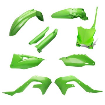 Cycra 21-23 Kawasaki KX250F Powerflow Body Kit - OEM Green, Ophalen of Verzenden