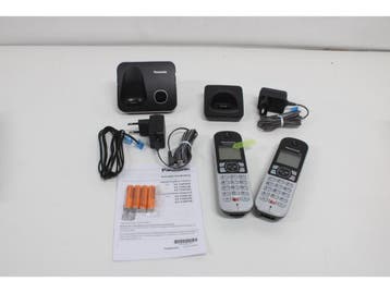 Panasonic KX-TG6852NLB - Dect telefoon - 2 handsets -, Verzenden, Zo goed als nieuw