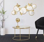 SALONTAFEL VLINDERS CM Ø 60X40,5, Ophalen of Verzenden, Nieuw