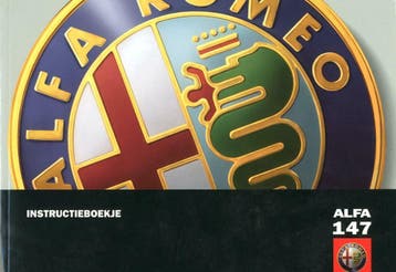 2006 Alfa Romeo 147 instructieboek handleiding Nederlands, Verzenden