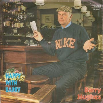 vinyl single 7 inch - Barry Hughes - Happy With Barry, Verzenden, Zo goed als nieuw, 7 inch, Pop