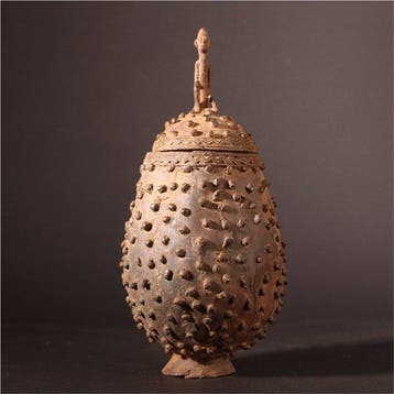 Bak - Dogon - Mali - Grote Dogon bronzen vat