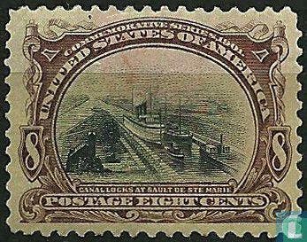 Verenigde Staten van Amerika - Kanaalsluizen bij Sault St..., Verzenden, Postfris