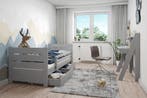 Rockwood® Kinderbed Milly  en  Mo Grijs met  lattenbodem,, Ophalen of Verzenden, Nieuw