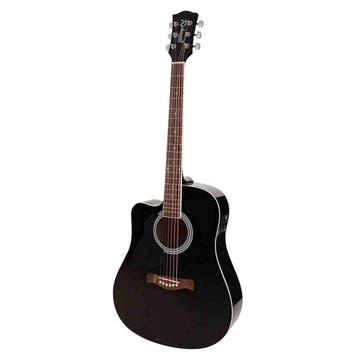 Richwood RD-12LCEBK Artist Series Linkshandige Dreadnought, Ophalen of Verzenden, Nieuw
