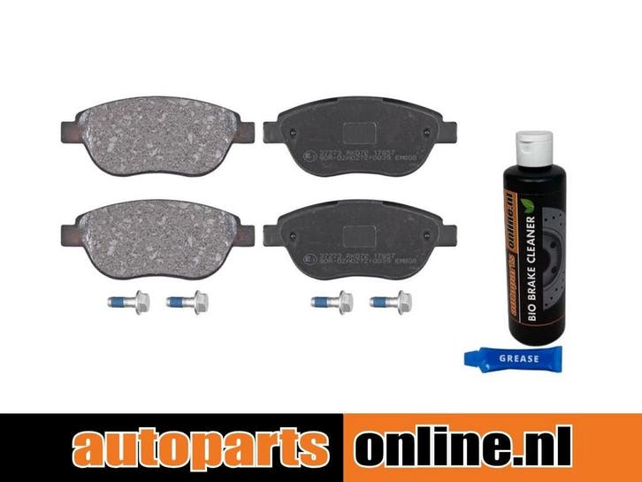 Remblokken set Peugeot 206 voorzijde, Auto-onderdelen, Besturing, Nieuw, Peugeot, Verzenden