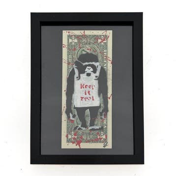 WhyCreationz (XX-XXI) - Banksy Series: Monkey Sign