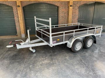 Aanhanger Tandemasser Geremd  257 x 131 1700kg nieuw!, Nieuw