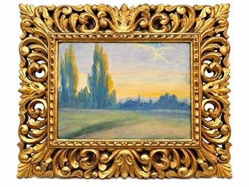French Impressionist School (c.1910) - Twilight Landscape