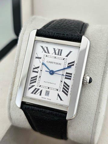 Cartier - Tank Solo XL Automatic - W5200027 - Unisex - 2016, Nieuw
