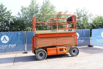 Veiling: Schaarhoogwerker JLG 4069LE Elektrisch 290kg 14.19m, Ophalen