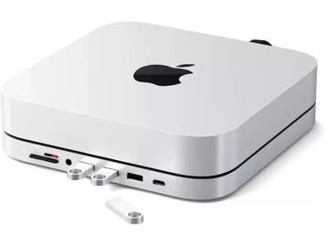 Satechi Aluminum Mac Mini - Standaard & Hub - USB-C 3x USB-A, Verzenden, Zo goed als nieuw