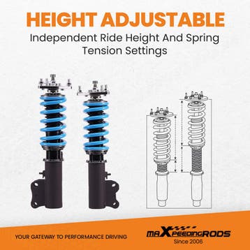 For Mitsubishi Lancer 08-16 MaXpeedingrods Coilovers Coil..., Verzenden, Nieuw, Mitsubishi