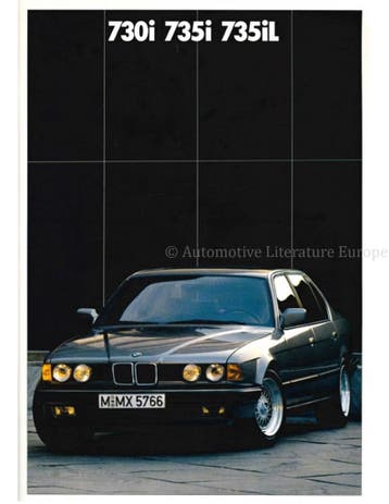1987 BMW 7 SERIE BROCHURE NEDERLANDS, Nieuw, BMW, Author