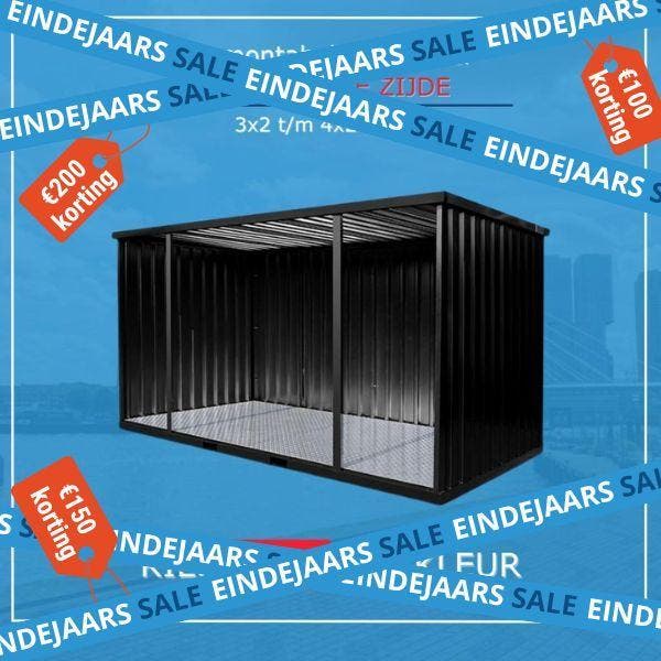 Fietsenstalling | Fietsenschuur | Overkapping | Lage Prijs, Doe-het-zelf en Verbouw, Containers