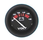 VOLTMETER 12 VOLT 60 MM -VEETHREE AMEGA, Ophalen of Verzenden, Nieuw, Zeilboot of Motorboot