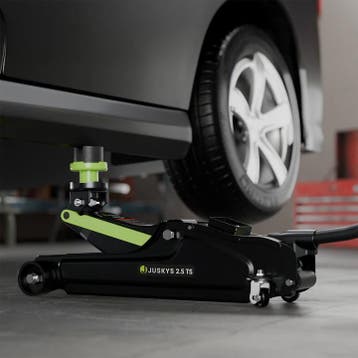 Autokrik / Krik - Met wielen - Incl. Accessoires - Zwart / G, Verzenden, Nieuw