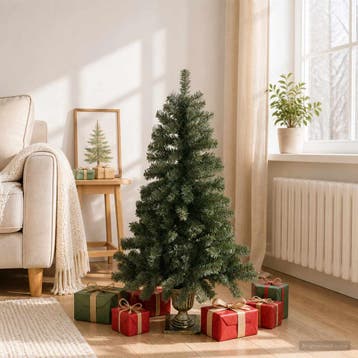 vidaXL Mini Kerstboom 120 cm PVC Groen, Verzenden, Nieuw