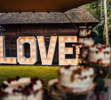 Love lichtletters | XXL | 1.40 meter hoog | Bruiloft deco, Ophalen of Verzenden, Nieuw, Geboorte of Huwelijk