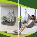 Gardlov Grote Braziliaanse hangstoel grijs 220 cm met voe..., Ophalen of Verzenden, Nieuw