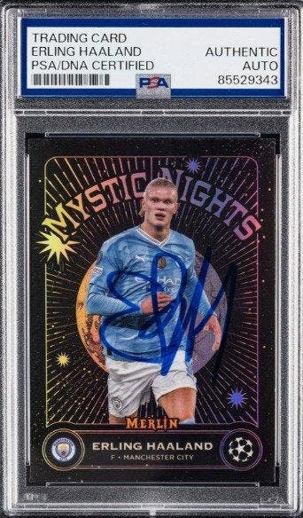 Voetbal Europees kampioenschap - Erling Haaland - Autograph, Nieuw