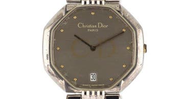 Christian Dior - Octagon Date Classic Grey Dial - Zonder, Nieuw