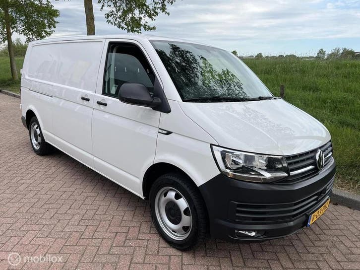 Zakelijke lease - Volkswagen Transporter Benzine 2.0 TSI, Auto's, Bestelauto's, Automaat, Financial lease, Wit, Volkswagen, ABS
