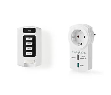 Stekker dimmer met mini RF afstandsbediening - 2 kanalen, Ophalen of Verzenden, Nieuw