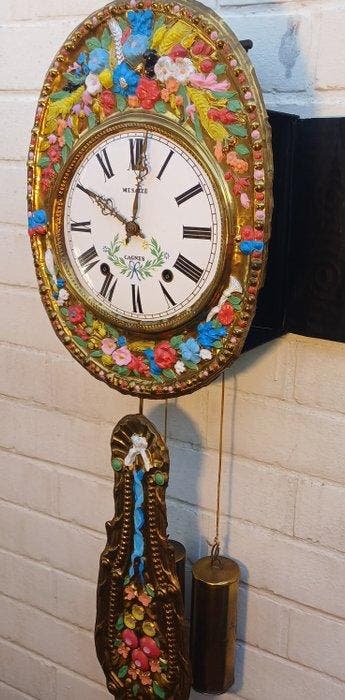 Comtoise klok - Antiek - Smeedijzer - 1850-1900