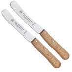 RÖR Solingen Ontbijtmes Buckels – Lemmet 11,5 cm – Beuk, Ophalen of Verzenden, Nieuw, Rvs of Chroom, Bestekset