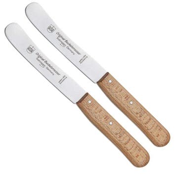 RÖR Solingen Ontbijtmes Buckels – Lemmet 11,5 cm – Beuk, Ophalen of Verzenden, Nieuw, Rvs of Chroom