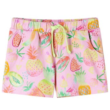 vidaXL Kindershort met trekkoord 116 zachtroze, Verzenden, Nieuw