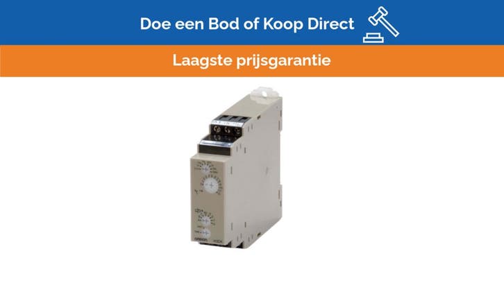 Bieden: Omron H3KD-M2A din rail mount timer 12V, Watersport en Boten, Bootonderdelen, Elektra en Verlichting, Nieuw, Zeilboot of Motorboot