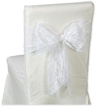 Kant lint Wit breed Stoelversiering 20 cm x 275 cm, Ophalen of Verzenden, Nieuw