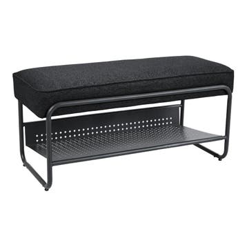 Schoenenbank Lillehammer 90x37x42 cm zwart [en.casa], Verzenden, Nieuw