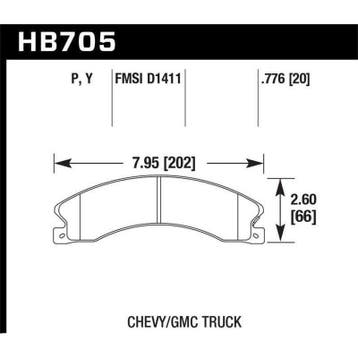 Hawk Chevy/GMC Express/Silverado/Savana/Sierra 15/25/35/4500, Ophalen of Verzenden, Nieuw