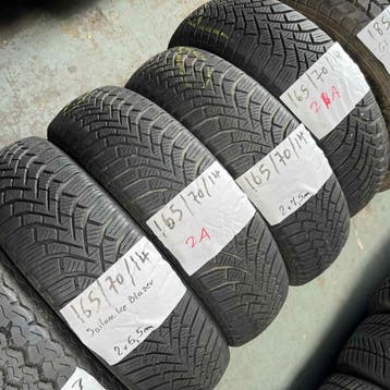 4 x Sailun 165-70-14 Winterbanden 7,5mm, 14 inch, Gebruikt, Band(en), Winterbanden