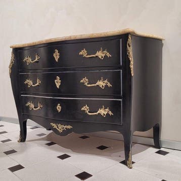 Commode - Hout, Marmer, Nieuw