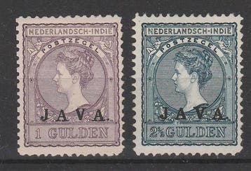 Postzegels  Nederland Indië 1908 Java NR.79-80  (1666), Postzegels en Munten, Verzenden, Postfris