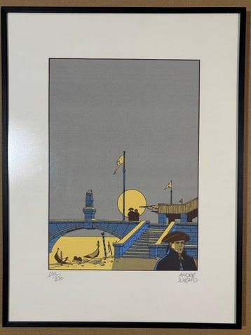 André Juillard - 1 Silkscreen - Venise, Nieuw