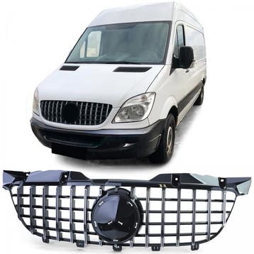 Grill Mercedes Sprinter W906 06-13 Chroom AMG Look, Auto-onderdelen, Ophalen of Verzenden, Nieuw