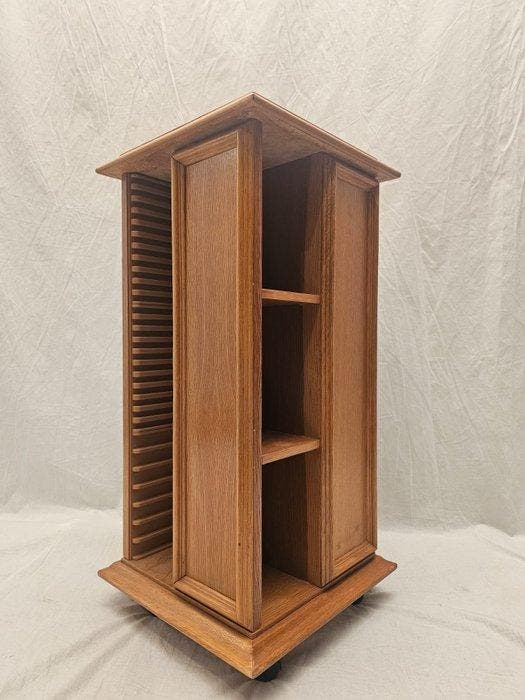 Kast - Hout - Mid Century Modern Bookcase Solid Oak -, Antiek en Kunst, Curiosa en Brocante