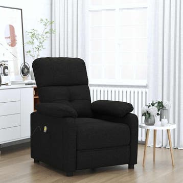 Massagestoel zwart - 6 massagepunten | Retourdeal 35% Kor..., 75 tot 100 cm, Ophalen of Verzenden, Zo goed als nieuw, 50 tot 75 cm