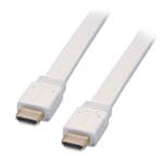 FLAT HDMI kabel platte kabel 1,8 meter WIT, Computers en Software, Pc- en Netwerkkabels, Verzenden, Nieuw
