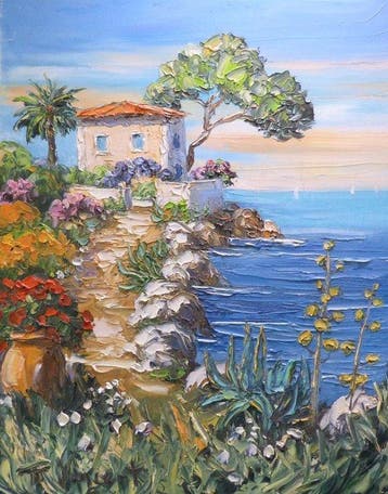 R. Vincent (1954) - Saint Jean Cap Ferrat en Provence cote